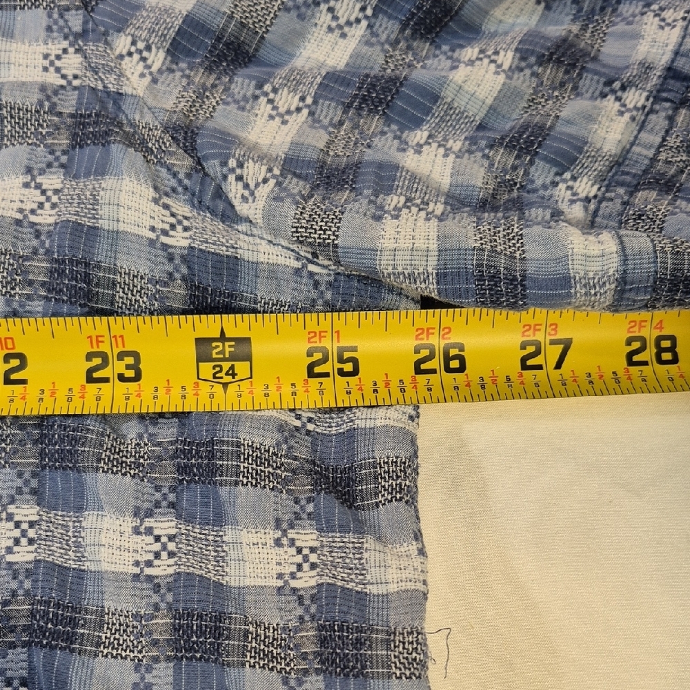 Tommy Bahama XXL Blue and White Casual Button Down Short Sleeve Shirt - Picture 7 of 15